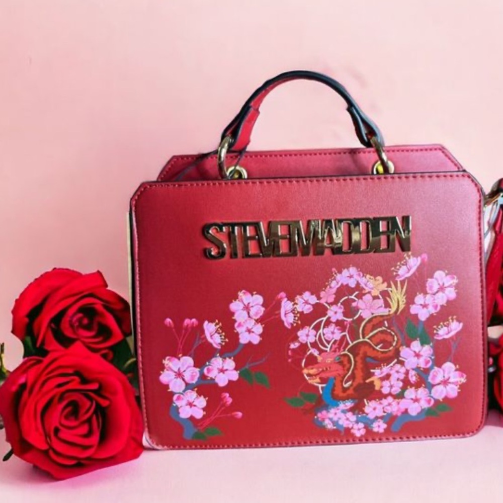 Steve Madden Cherry Blossom Year of the Dragon Bevelyn